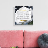 Keepake für Mama Premium Wrapped Canvas (Glanz) Leinwanddruck (Insitu (Wohnzimmer))