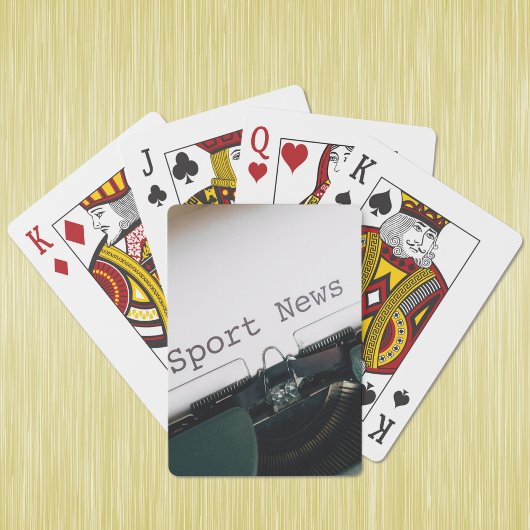 Keepake-Geschenke hinzufügen Vertikales Foto Hervo Spielkarten