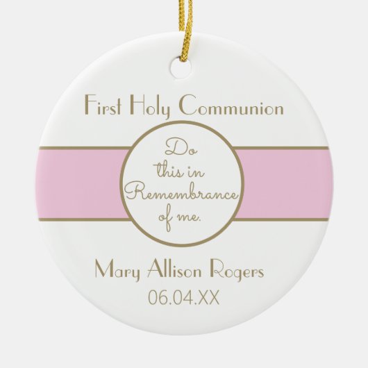 Keepake Girl Keramik Ornament (Vorne)