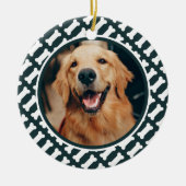 Keepake Hund Foto Weihnachtsbaum Ornament (Vorne)