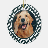 Keepake Hund Foto Weihnachtsbaum Ornament (Links)