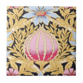 Keepake Keramik Tile - Art Nouveau Floral Pattern Fliese (Vorderseite)