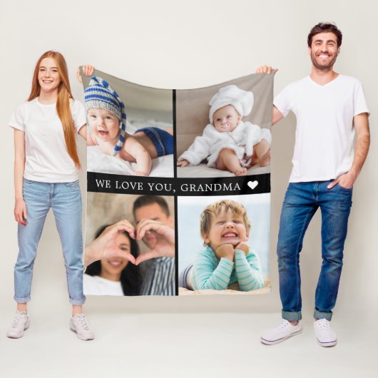 Keepake Mama Oma FotoCollage Fleecedecke (Beispiel)