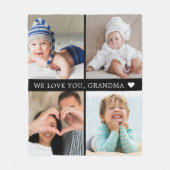 Keepake Mama Oma FotoCollage Fleecedecke (Vorderseite)