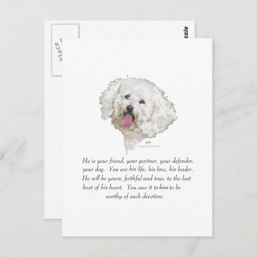 Keepake, Männchen Postkarte (Vorne/Hinten)