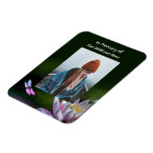 Keepake Memorial Dragonfly Lotus Blume Magnet (Linke Seite)