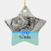 Keepake Ornament für Baby Boy to Mimi (Vorne)