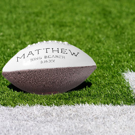 Keepake Ring Bearer Wedding Football