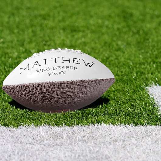 Keepake Ring Bearer Wedding Football