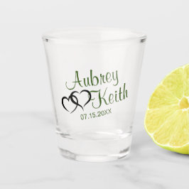 Keepake Shotglass mit dem Namen Braut und Gräuel Schnapsglas