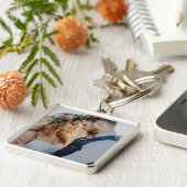 Keepake Wedding Foto Schlüsselanhänger (Seite)