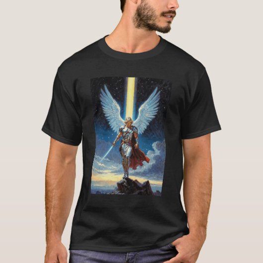 Keeper of the Celestial Gate Archangel Michael T-Shirt (Vorderseite)