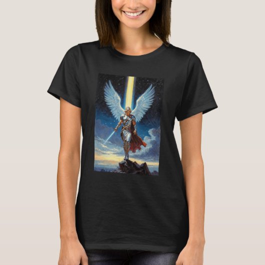 Keeper of the Celestial Gate Archangel Michael T-Shirt (Vorderseite)