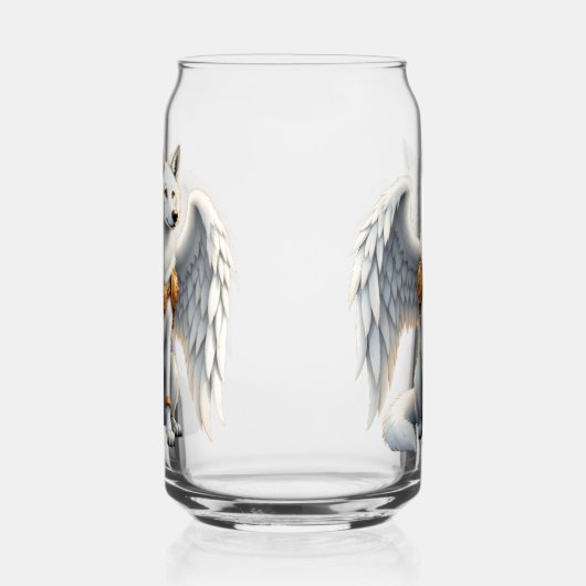 Keeper of the Dawn – The White Winged Wolf.  Dosenglas (Rechts)