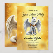 Keeper of the Dawn – The White Winged Wolf.  Einladung (Vorne/Hinten)