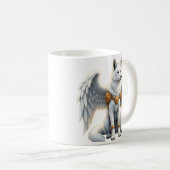 Keeper of the Dawn – The White Winged Wolf.  Kaffeetasse (VorderseiteRechts)
