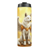 Keeper of the Dawn – The White Winged Wolf. Thermosbecher (Vorderseite)