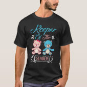 Keeper of the Gender Bears in blau-rosa Party T-Shirt (Vorderseite)