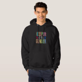 Keeper of the Gender Leopard Gender Reveal Party Hoodie (Vorne ganz)