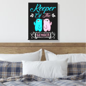 Keeper of the Gender Pink and Blue Teddy Bear Leinwanddruck (Insitu (Schlafzimmer))