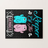 Keeper of the Gender Pink and Blue Teddy Bear Puzzle (Horizontal)