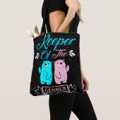 Keeper of the Gender Pink and Blue Teddy Bear Tasche (Von Nahem)