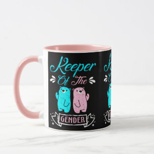 Keeper of the Gender Pink and Blue Teddy Bear Tasse