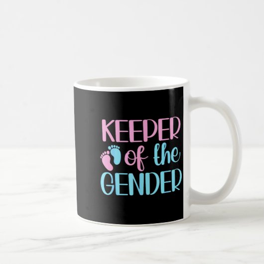 Keeper Of The Gender Pregnancy Announcement Gender Kaffeetasse (Rechts)