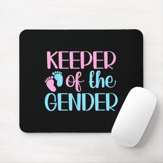 Keeper Of The Gender Pregnancy Announcement Gender Mousepad (Mit Mouse)