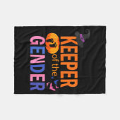Keeper Of The Gender Reveal Baby Halloween Pregnan Fleecedecke (Vorderseite (Horizontal))