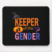 Keeper Of The Gender Reveal Baby Halloween Pregnan Mousepad (Vorne)