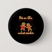 Keeper Of The Gender Reveal Gingerbread Auntie Button (Vorderseite)