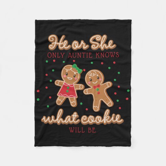 Keeper Of The Gender Reveal Gingerbread Auntie T S Fleecedecke (Vorderseite)
