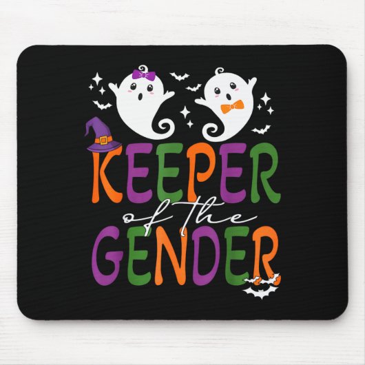 Keeper Of The Gender Reveal Halloween Pregnancy An Mousepad (Vorne)