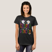 Keeper Of The Gender Reveal Halloween Pregnancy An T-Shirt (Vorne ganz)