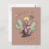 Keepin' It Austin Postkarte (Vorne/Hinten)