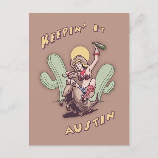Keepin' It Austin Postkarte (Vorderseite)