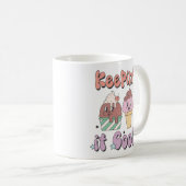 Keepin' It Cool Retro Summer Kaffeetasse (VorderseiteRechts)