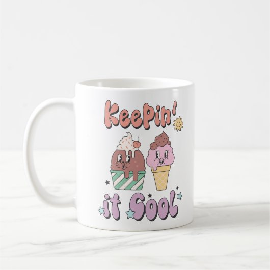 Keepin' It Cool Retro Summer Kaffeetasse (Links)