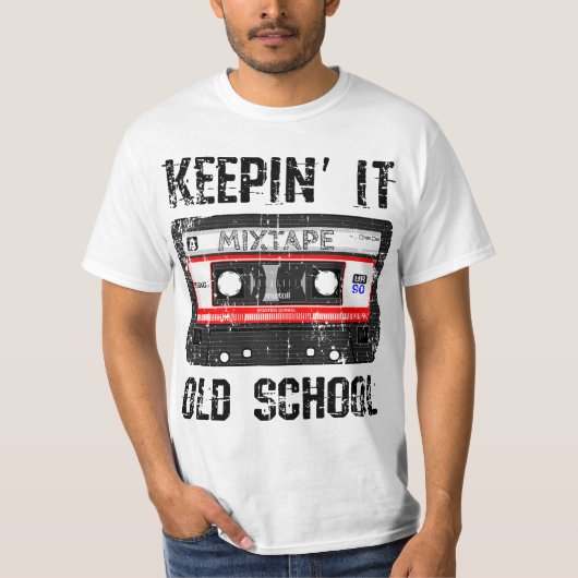 Keepin It Old School 80s and 90s Hip Hop T-Shirt (Vorderseite)