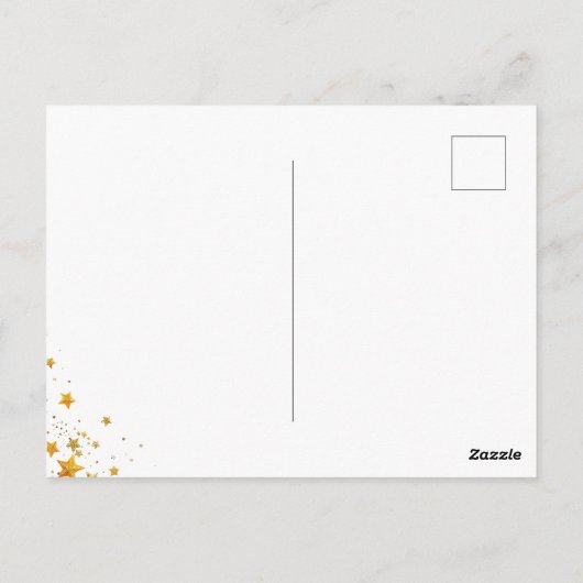 Keeping in Touch | Fairy and Gold Dust Postkarte (Rückseite)