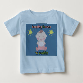 Keeping It Cute 'n' Cuddly Baby Blue T-shirt
