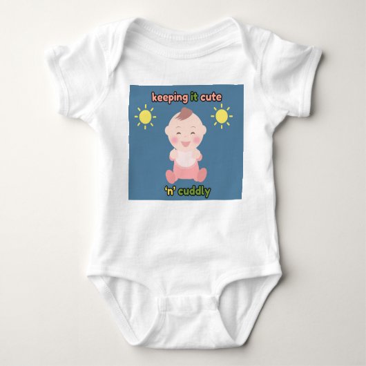 Keeping It Cute "n" Cuddly Baby Strampler (Vorderseite)