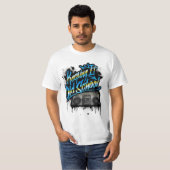 Keeping It Old School - Old School Boombox 80s  T-Shirt (Vorne ganz)