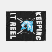 Keeping It Reel Fishing Fleecedecke (Vorderseite (Horizontal))
