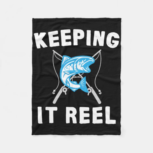Keeping It Reel Fishing Fleecedecke (Vorderseite)