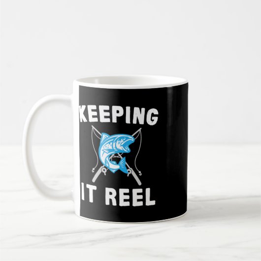 Keeping It Reel Fishing Kaffeetasse (Links)