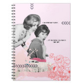Keeping Secrets Pink Notebook Notizblock (Vorderseite)