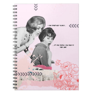 Keeping Secrets Pink Notebook Notizblock