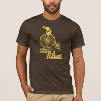 Keepin'it 'Wheel' Funny T - Shirt (gelb)